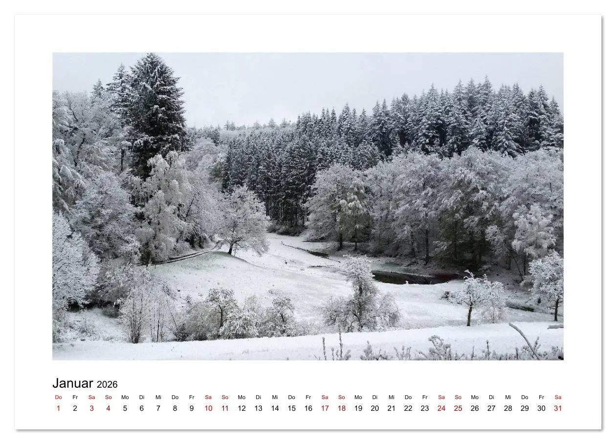 Bild: 9783457878965 | Zauberhafte Landschaften im Odenwald (Wandkalender 2026 DIN A3...