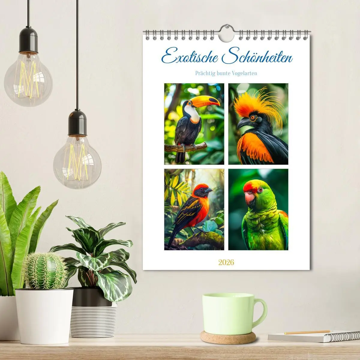 Bild: 9783516278965 | Exotische Schönheiten - prächtig bunte Vögel (Wandkalender 2026 DIN...