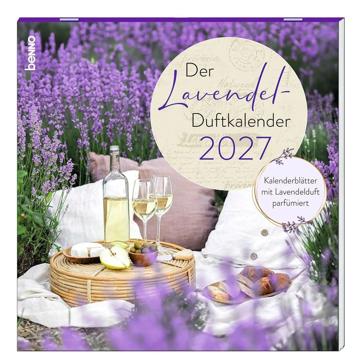 Cover: 9783746268965 | Der Lavendel-Duftkalender 2027 | Mit Lavendelduft parfümiert | 12 S.