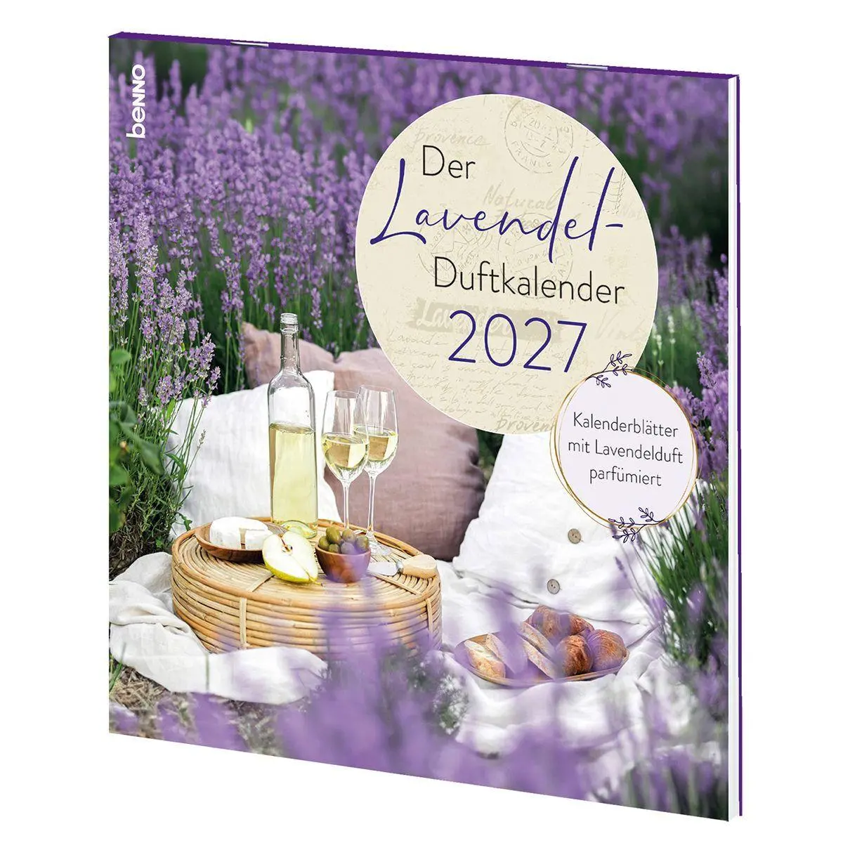 Bild: 9783746268965 | Der Lavendel-Duftkalender 2027 | Mit Lavendelduft parfümiert | 12 S.