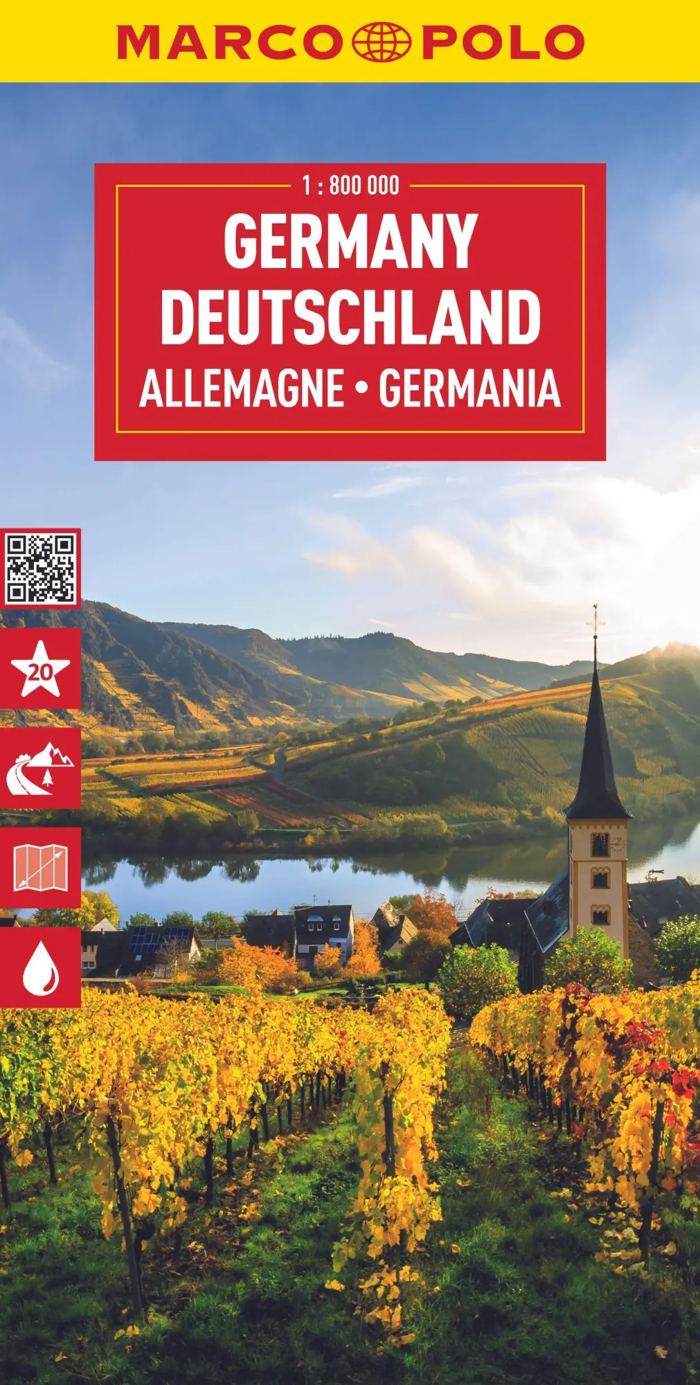 Cover: 9783829738965 | MARCO POLO Reisekarte Deutschland 1:800.000 | (Land-)Karte | Deutsch