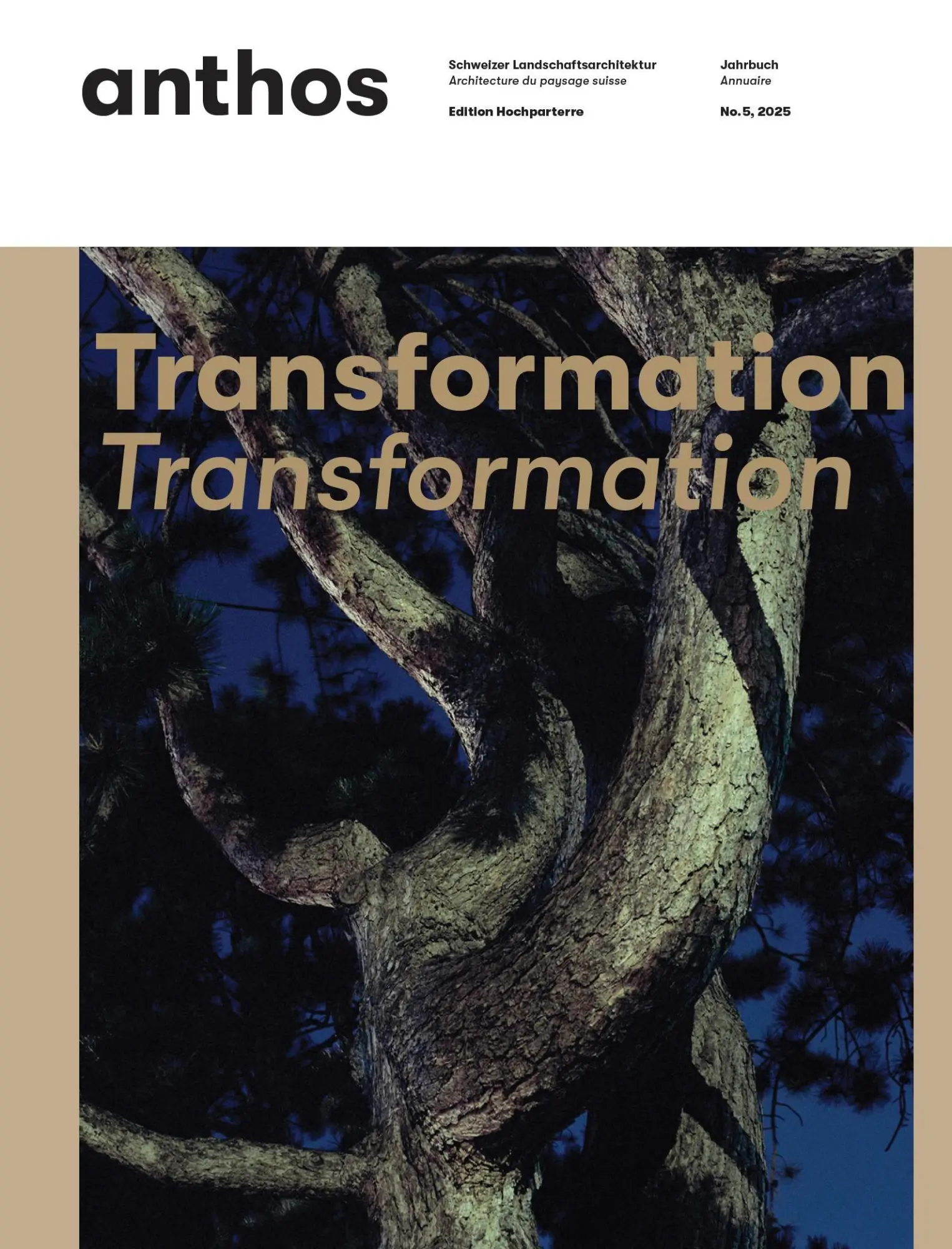 Cover: 9783909928965 | Anthos. | Transformation I Transformation | Landschaftsarchitektinnen