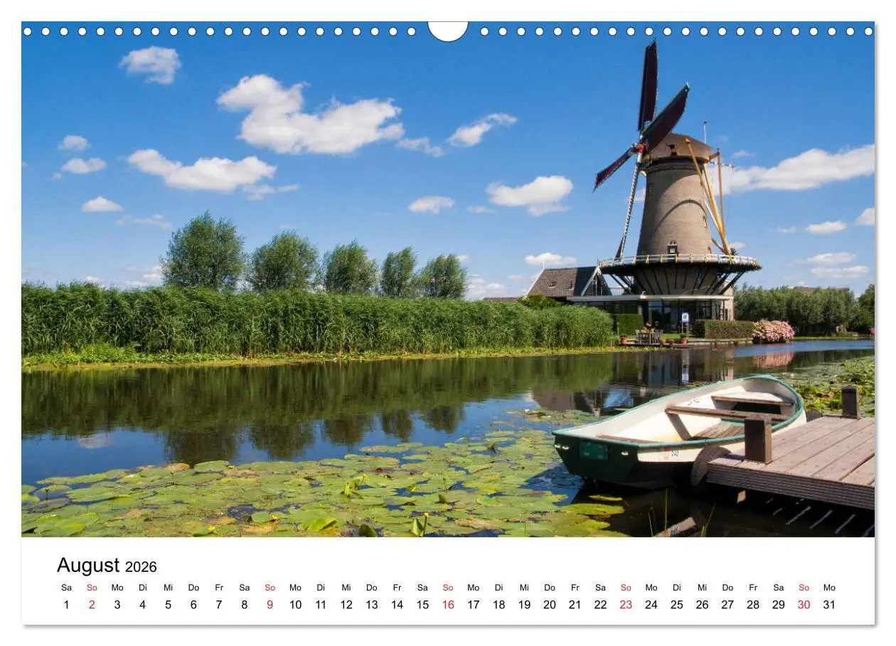 Bild: 9783457909065 | DIE SCHÖNSTEN WINDMÜHLEN IN HOLLAND 2026 (Wandkalender 2026 DIN A3...