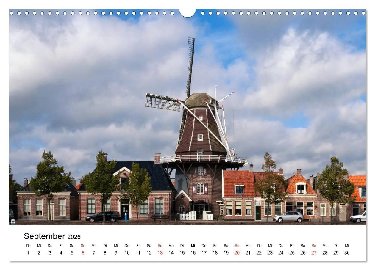 Bild: 9783457909065 | DIE SCHÖNSTEN WINDMÜHLEN IN HOLLAND 2026 (Wandkalender 2026 DIN A3...