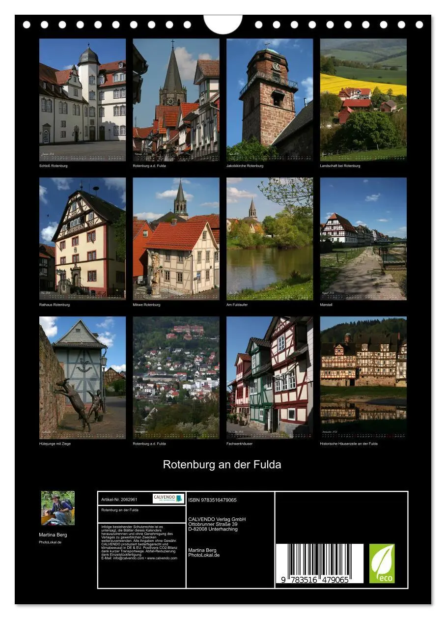 Bild: 9783516479065 | Rotenburg an der Fulda (Wandkalender 2026 DIN A4 hoch), CALVENDO...
