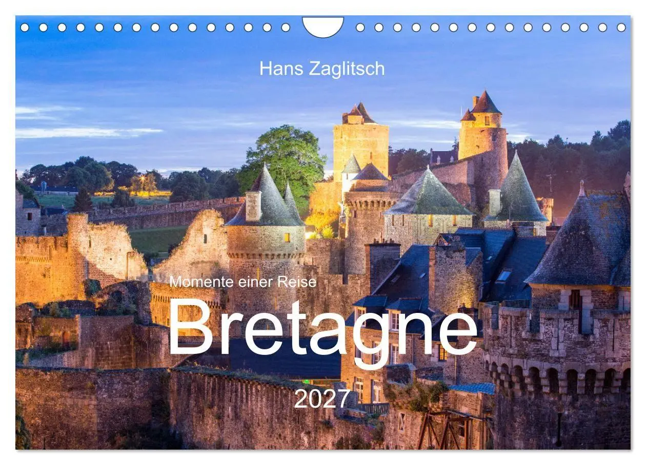 Cover: 9783516789065 | Momente einer Reise - Bretagne (Wandkalender 2027 DIN A4 quer),...