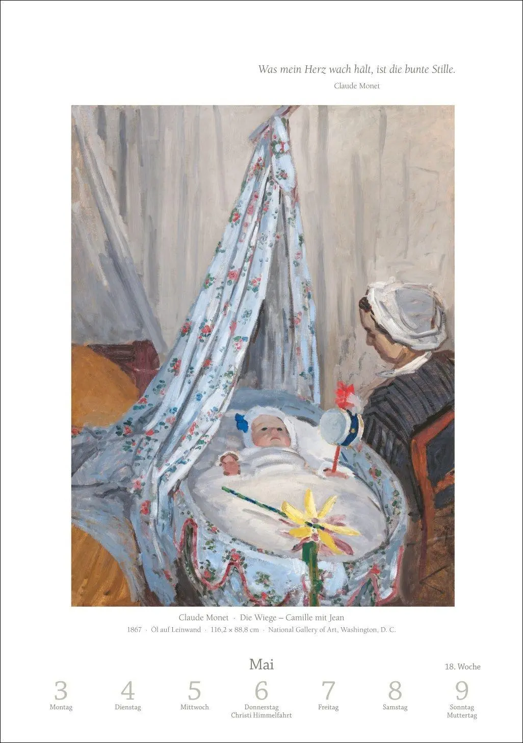 Bild: 9783840039065 | Kunst Wochen-Kulturkalender 2027 - 53 Meisterwerke der Malerei | 54 S.