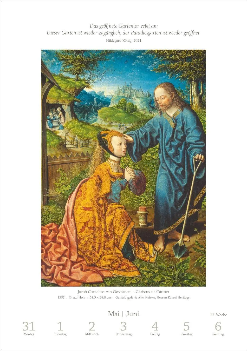 Bild: 9783840039065 | Kunst Wochen-Kulturkalender 2027 - 53 Meisterwerke der Malerei | 54 S.
