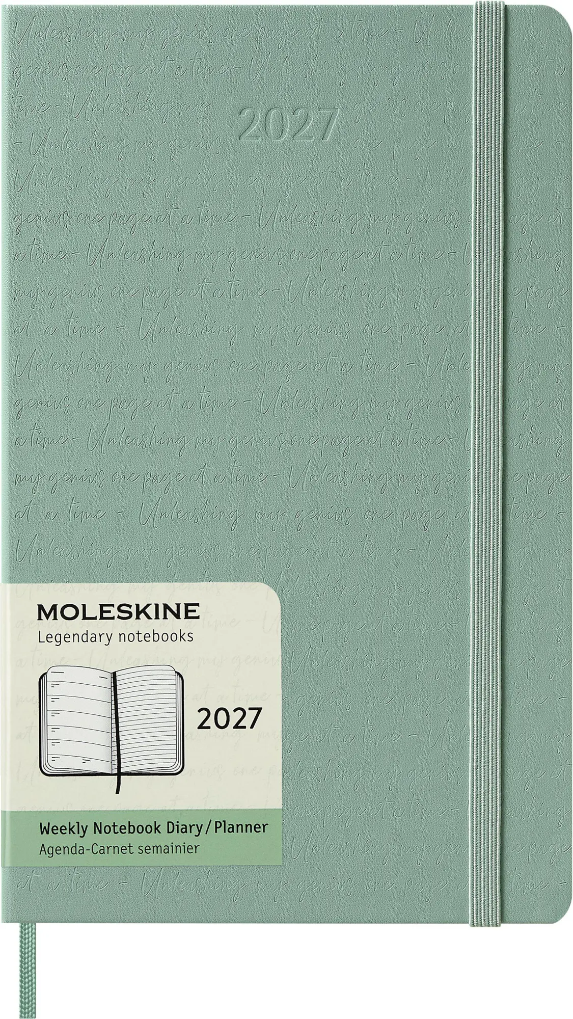 Cover: 8056999279165 | Moleskine 12 Monate Wochen Notizkal. 27 A5 Geb Grün | Buch | 144 S.