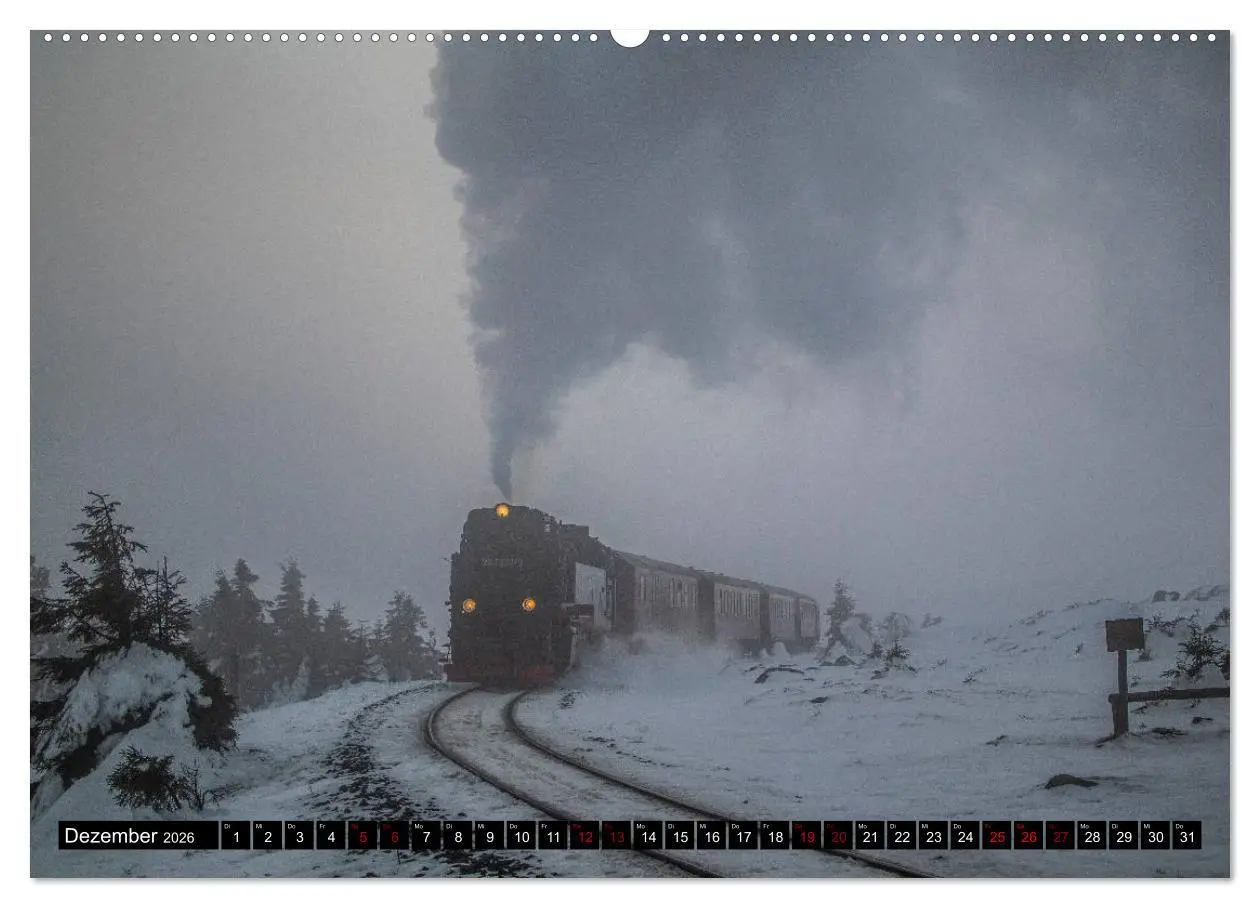 Bild: 9783457689165 | Harzer Schmalspurbahnen 1980er Jahre bis heute (Wandkalender 2026...