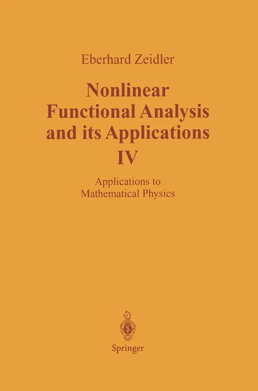 Cover: 9781461289265 | Nonlinear Functional Analysis and its Applications | E. Zeidler | Buch
