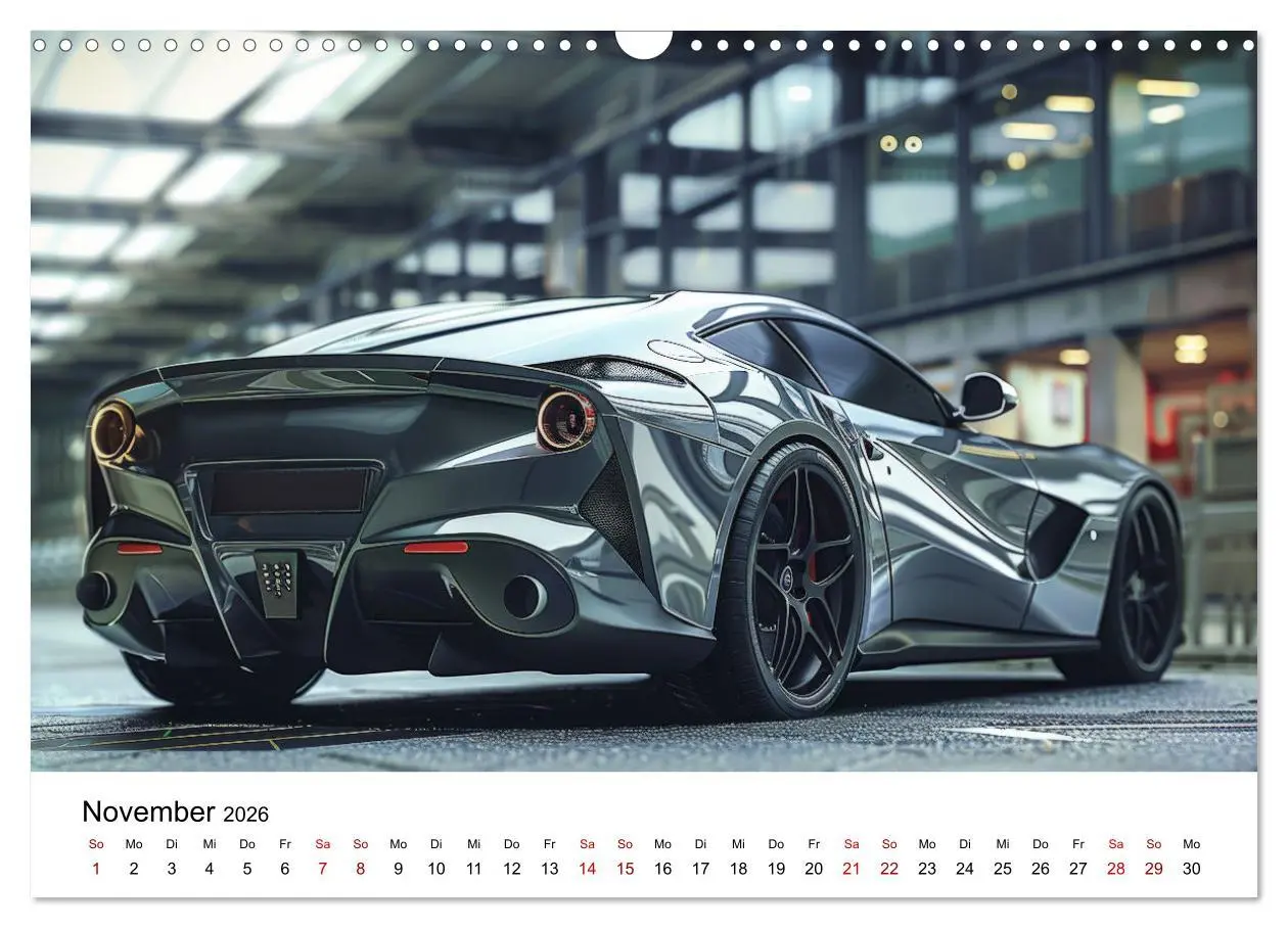 Bild: 9783457439265 | Schnelle Sportwagen (Wandkalender 2026 DIN A3 quer), CALVENDO...