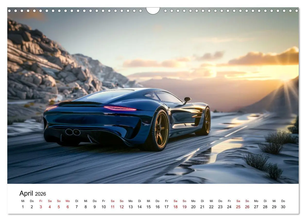 Bild: 9783457439265 | Schnelle Sportwagen (Wandkalender 2026 DIN A3 quer), CALVENDO...