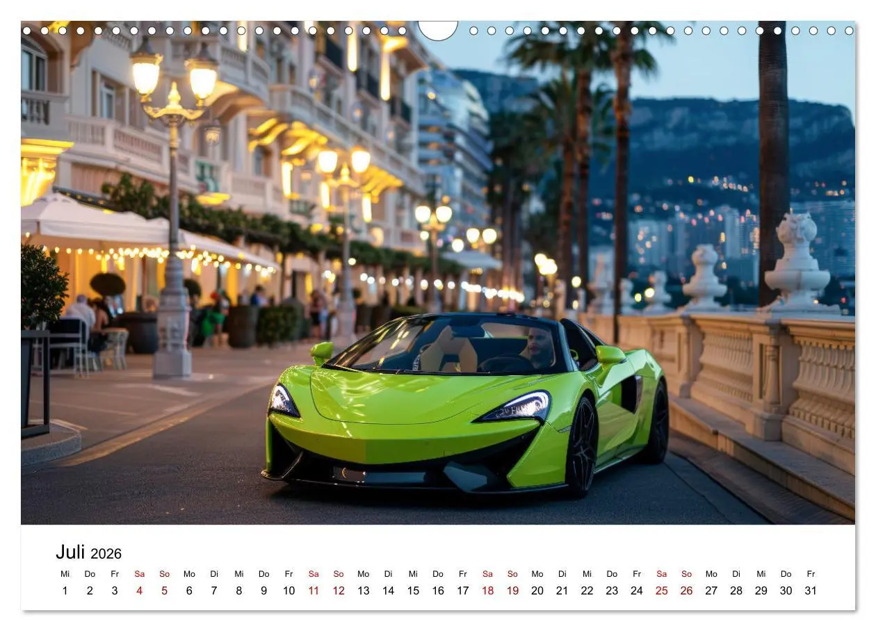 Bild: 9783457439265 | Schnelle Sportwagen (Wandkalender 2026 DIN A3 quer), CALVENDO...