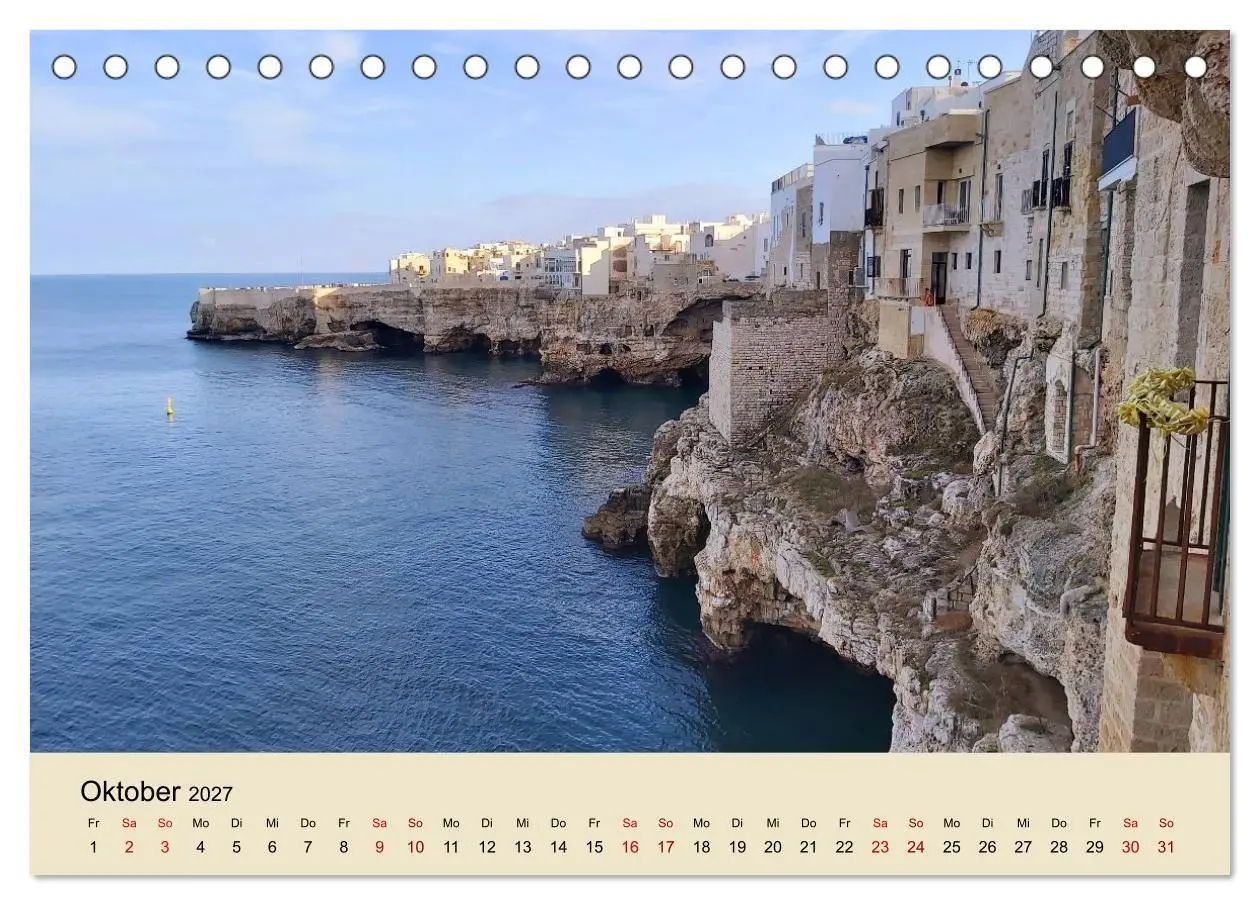 Bild: 9783516909265 | Apulien... der Süden Italiens (Tischkalender 2027 DIN A5 quer),...