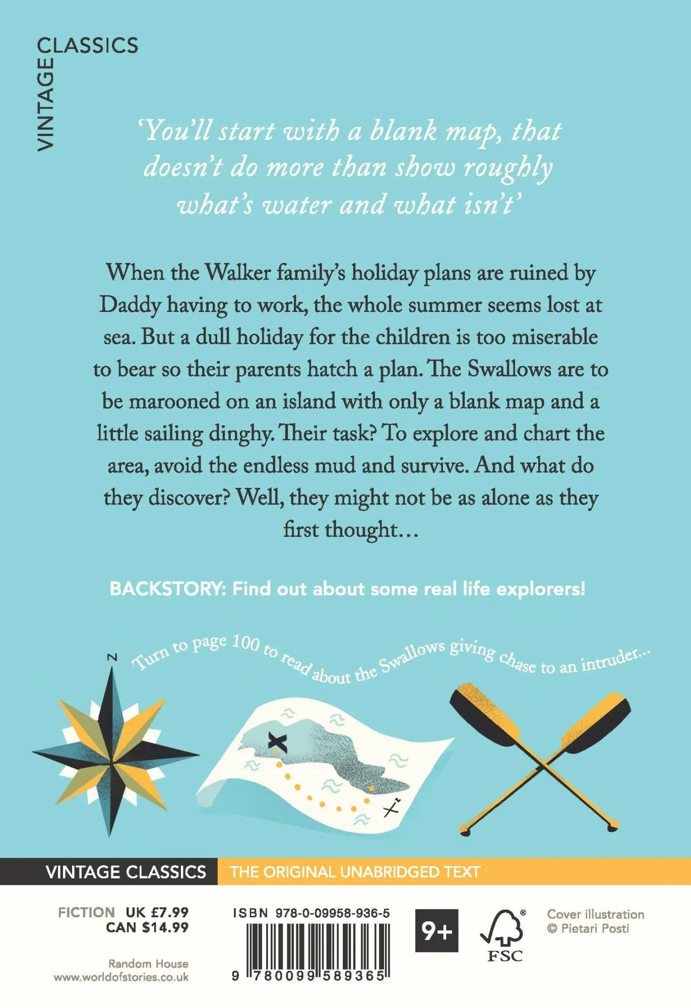 Rückseite: 9780099589365 | Secret Water | Arthur Ransome | Taschenbuch | Kartoniert / Broschiert