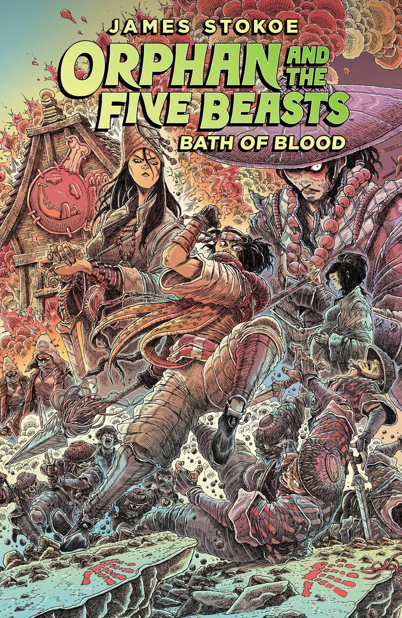 Cover: 9781506749365 | Orphan and the Five Beasts Volume 2: Bath of Blood | James Stokoe