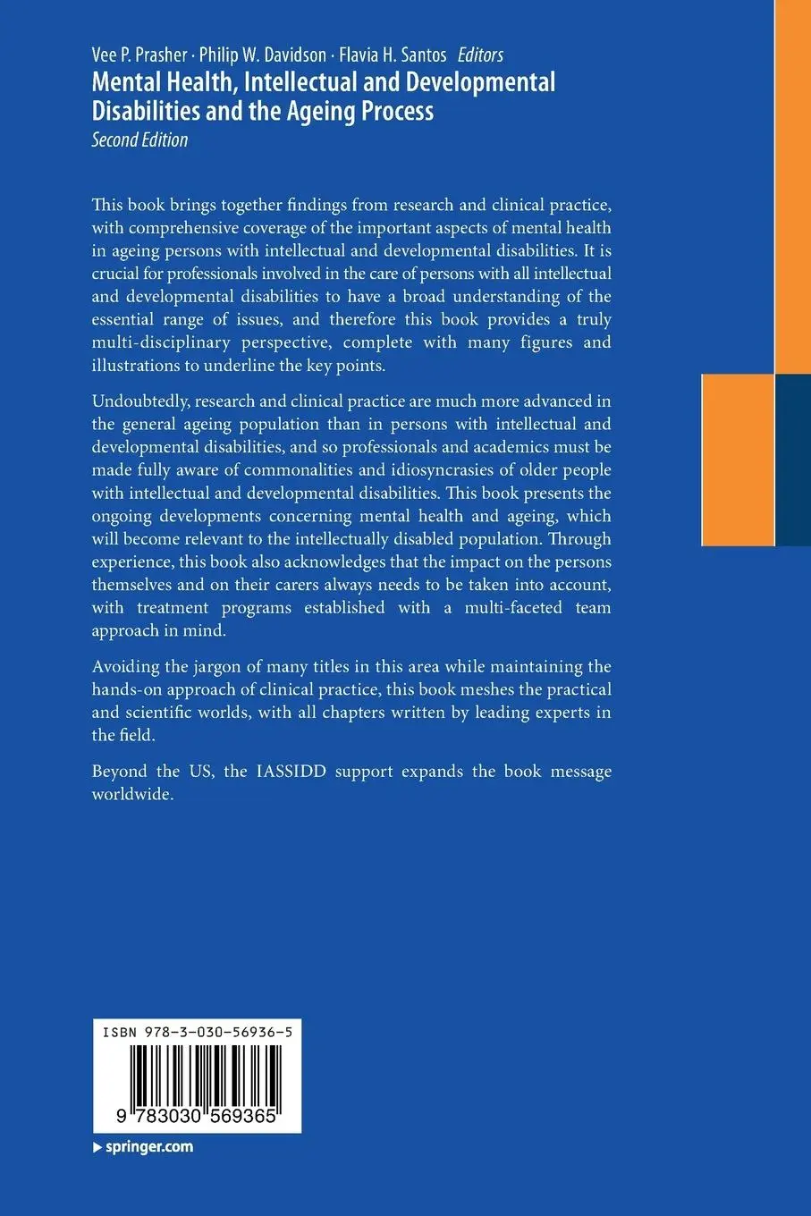 Rückseite: 9783030569365 | Mental Health, Intellectual and Developmental Disabilities and the...