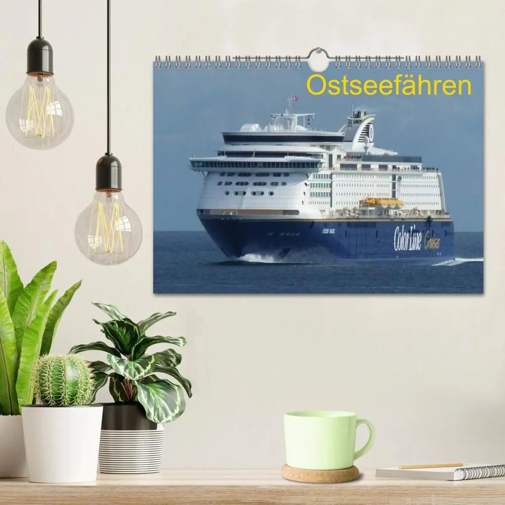 Bild: 9783435579365 | Ostseefähren (Wandkalender 2025 DIN A4 quer), CALVENDO Monatskalender