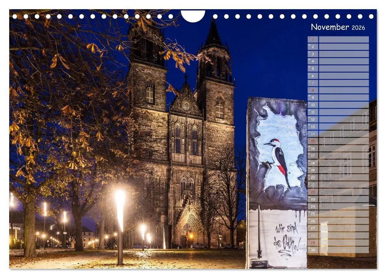 Bild: 9783457979365 | Der Magdeburger Dom 2026 (Wandkalender 2026 DIN A4 quer), CALVENDO...