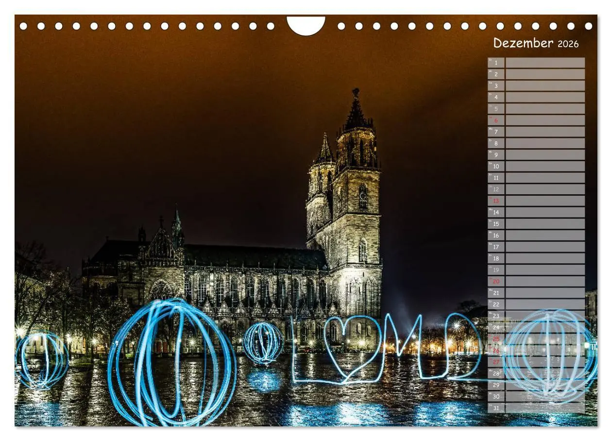 Bild: 9783457979365 | Der Magdeburger Dom 2026 (Wandkalender 2026 DIN A4 quer), CALVENDO...