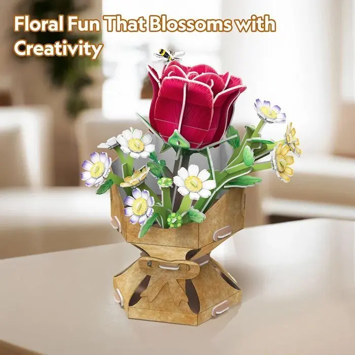 Bild: 7640409429465 | CUBICFUN - 3D Puzzle Blumentopf Rose 120 Teile | Spiel | 663301 | 2026