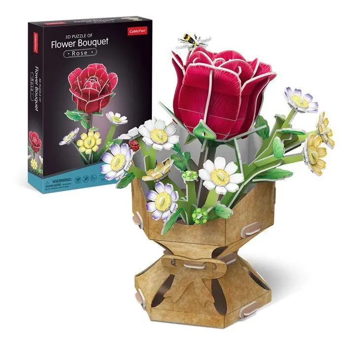 Bild: 7640409429465 | CUBICFUN - 3D Puzzle Blumentopf Rose 120 Teile | Spiel | 663301 | 2026