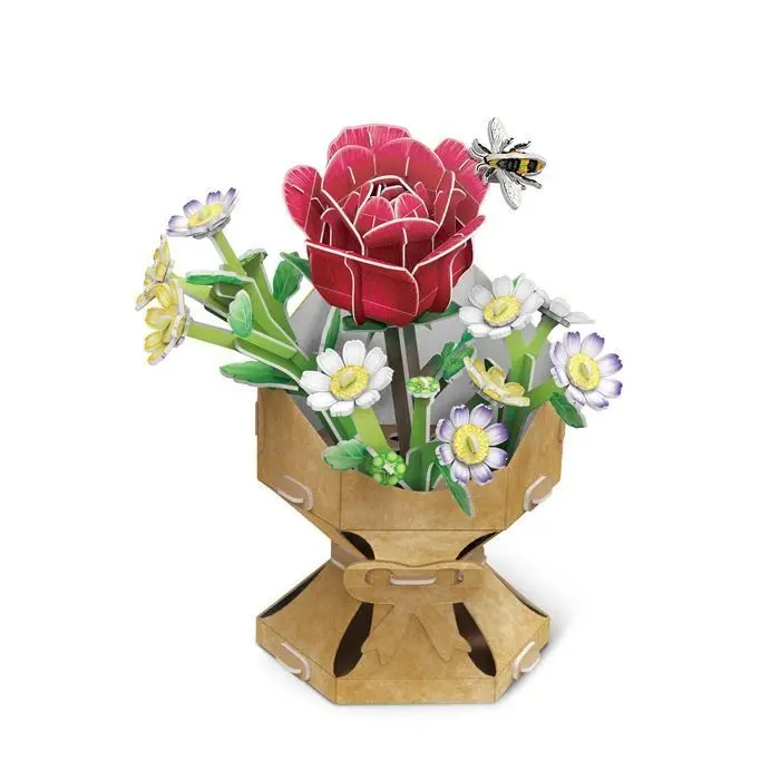 Bild: 7640409429465 | CUBICFUN - 3D Puzzle Blumentopf Rose 120 Teile | Spiel | 663301 | 2026