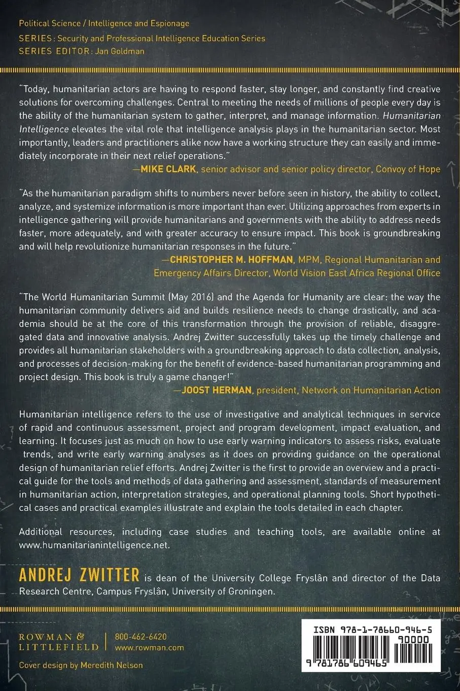 Rückseite: 9781786609465 | Humanitarian Intelligence | Andrej Zwitter | Taschenbuch | Englisch