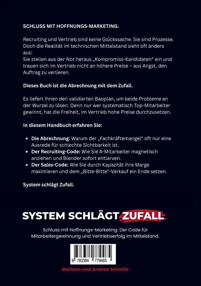 Bild: 9783384779465 | SYSTEM SCHLÄGT ZUFALL | Marleen Schmitz (u. a.) | Taschenbuch | 208 S.