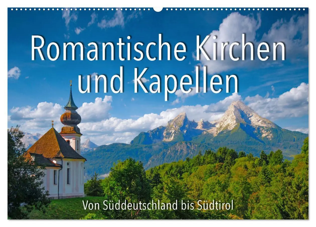 Cover: 9783457279465 | Romantische Kirchen und Kapellen (Wandkalender 2026 DIN A2 quer),...
