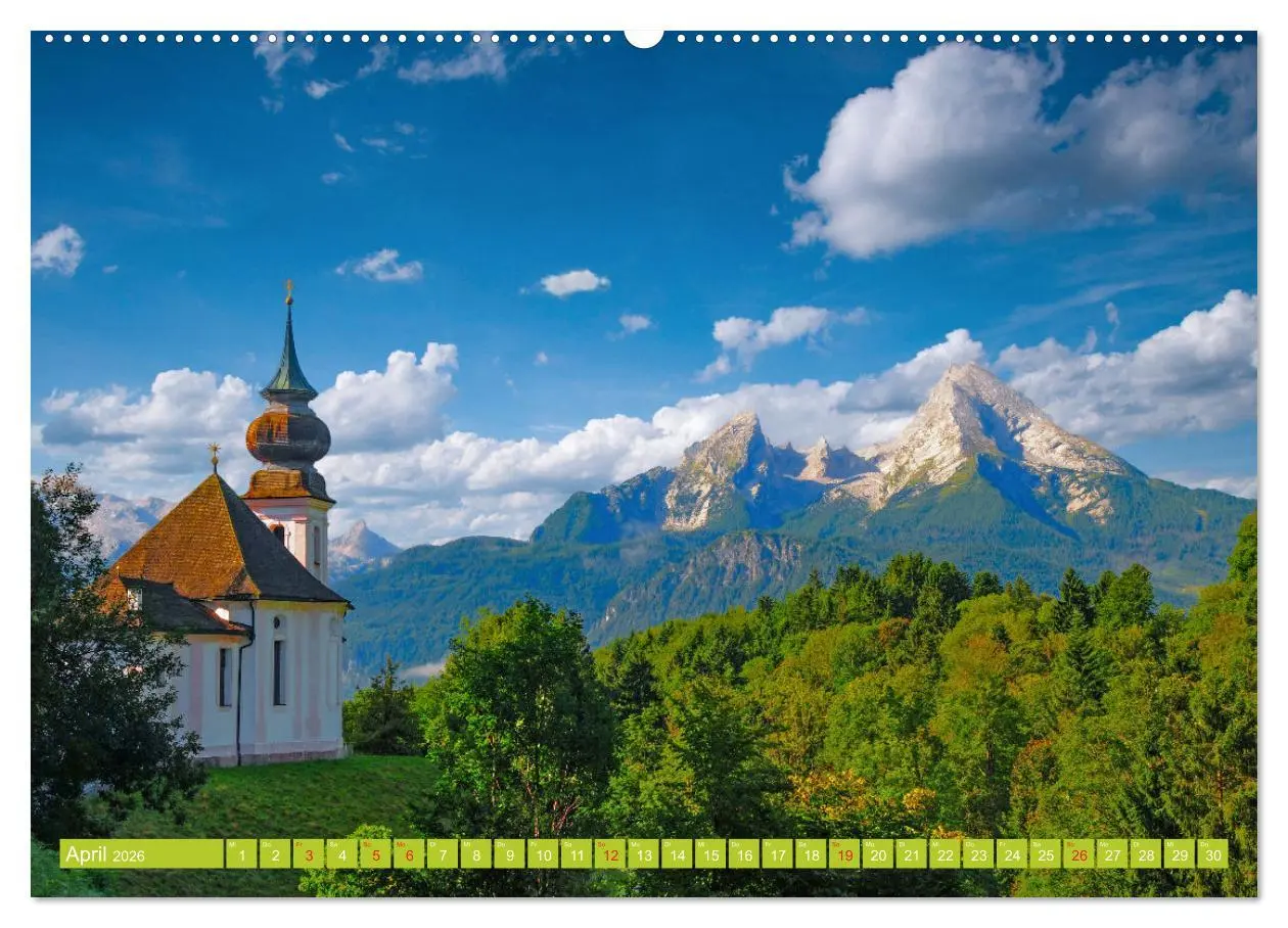 Bild: 9783457279465 | Romantische Kirchen und Kapellen (Wandkalender 2026 DIN A2 quer),...