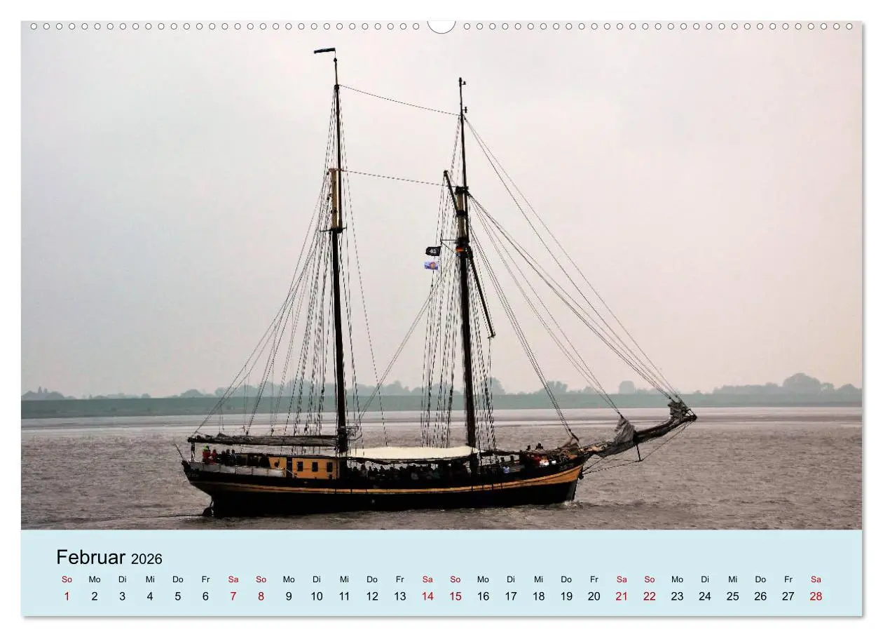 Bild: 9783457899465 | Parade der Windjammer - 2026 (Wandkalender 2026 DIN A2 quer),...