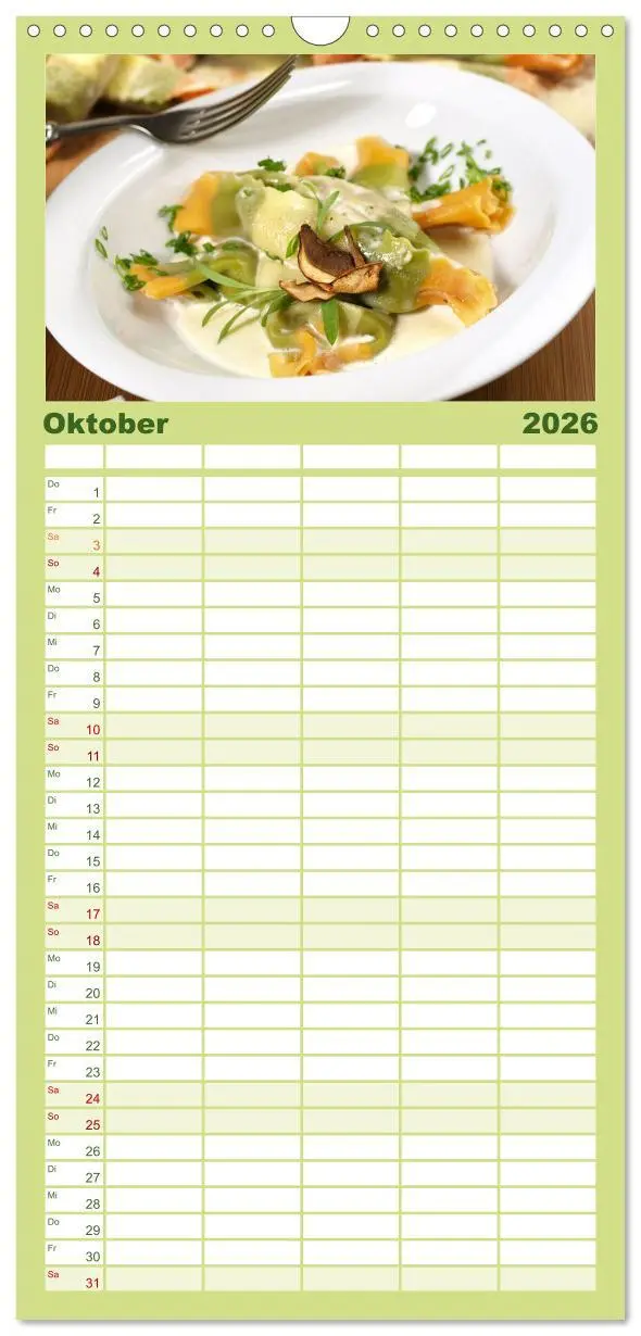 Bild: 9783516509465 | Familienplaner 2026 - Vegan Food Kalender - Gerichte und Snacks mit...