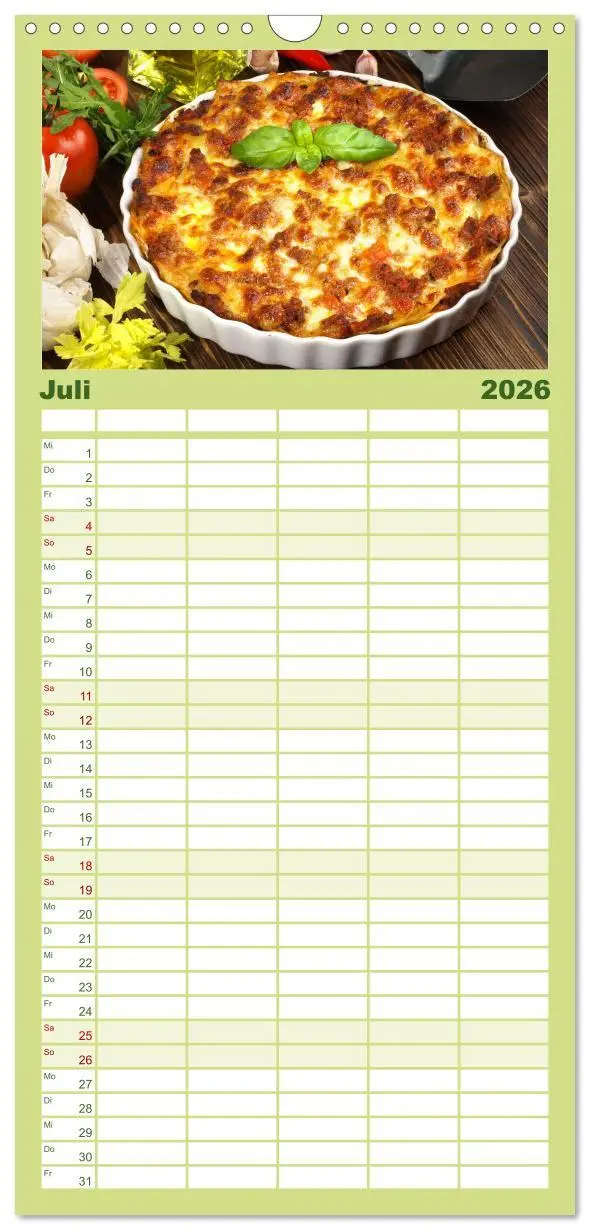 Bild: 9783516509465 | Familienplaner 2026 - Vegan Food Kalender - Gerichte und Snacks mit...