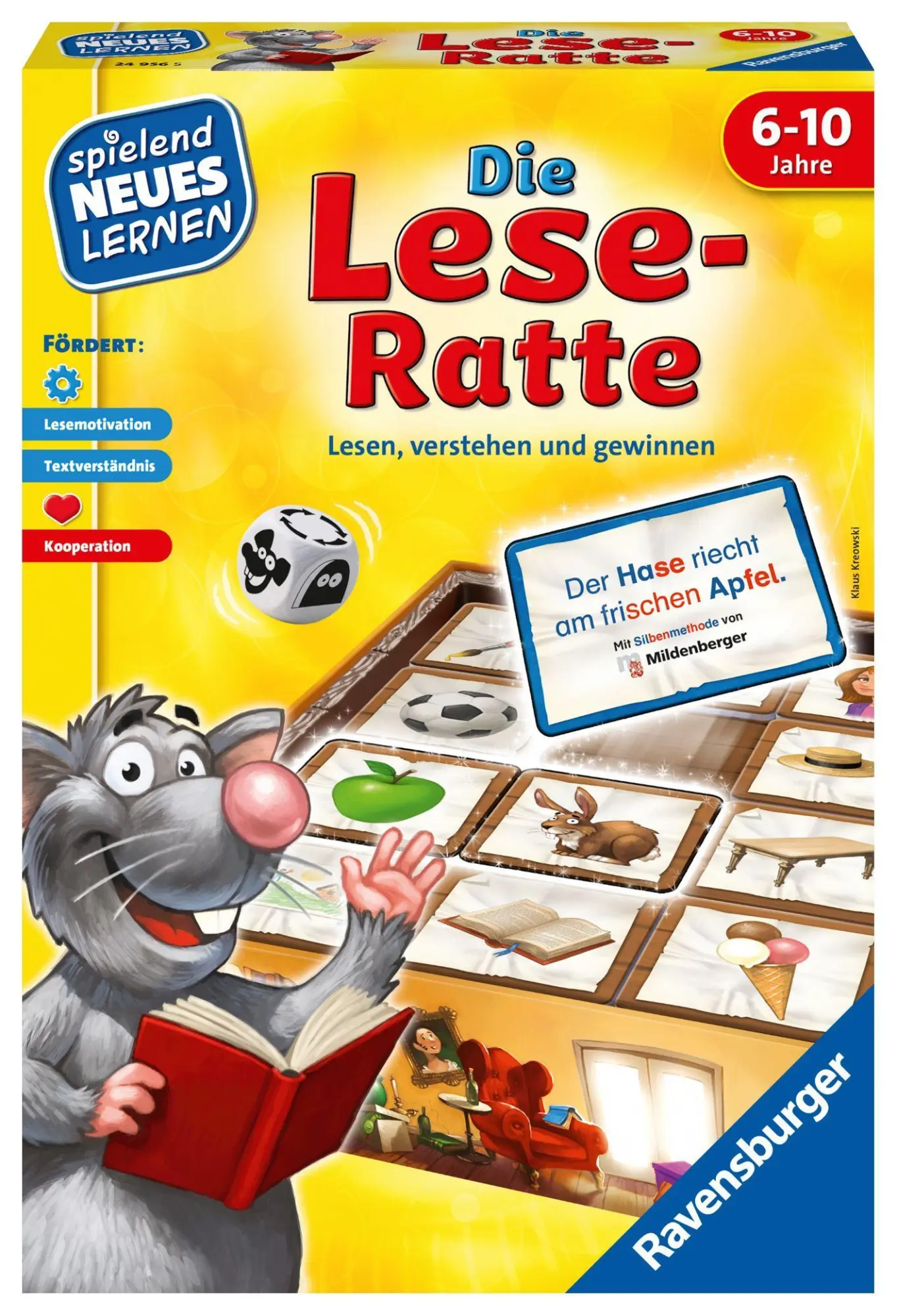Cover: 4005556249565 | Die Lese-Ratte | Klaus Kreowski | Spiel | Spielend Neues Lernen | 2018