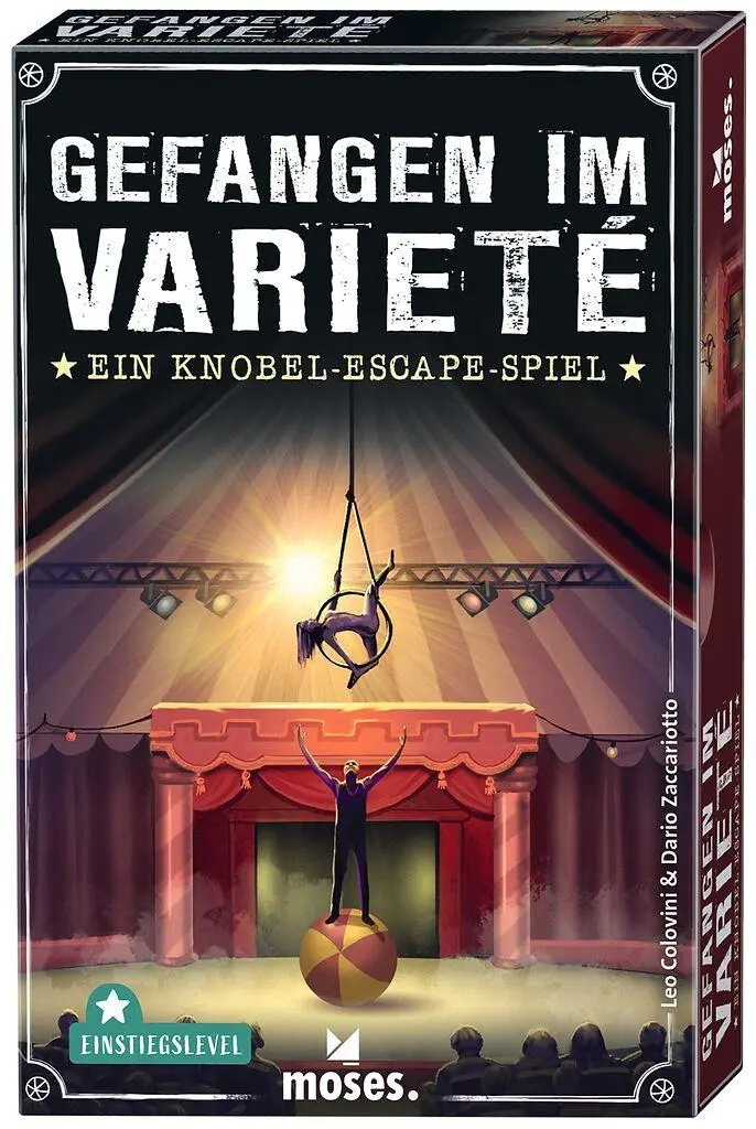 Cover: 4033477909565 | Gefangen im Varieté | Ein Knobel-Escape Spiel | Leo Colovini (u. a.)