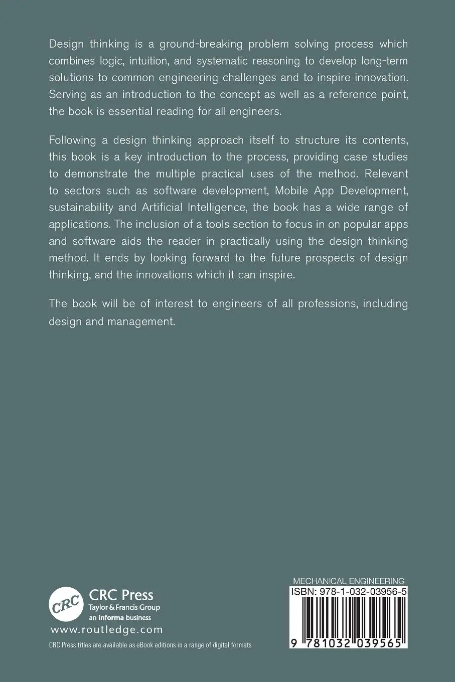 Rückseite: 9781032039565 | Design Thinking | A Forefront Insight | Kaushik Kumar (u. a.) | Buch