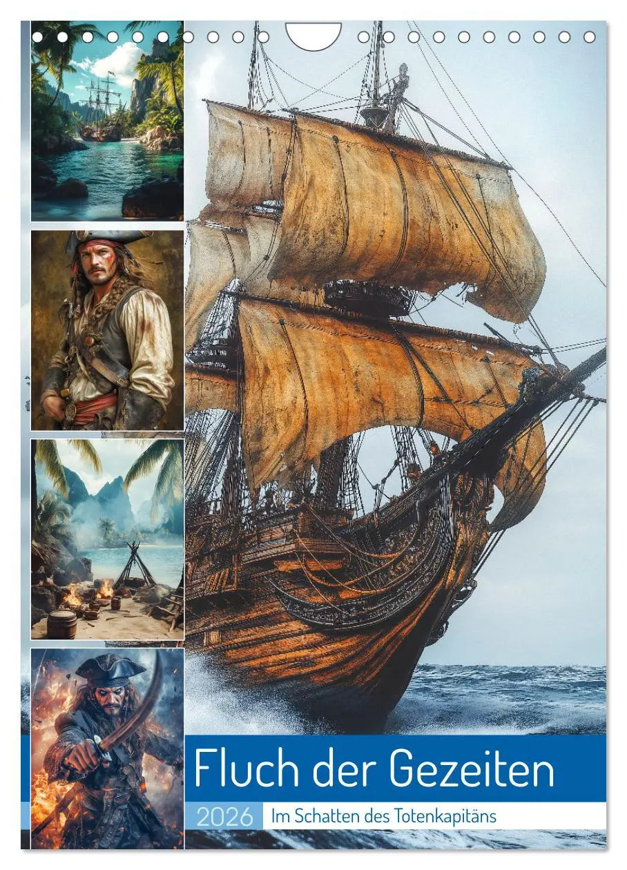 Cover: 9783457269565 | Fluch der Gezeiten (Wandkalender 2026 DIN A4 hoch), CALVENDO...
