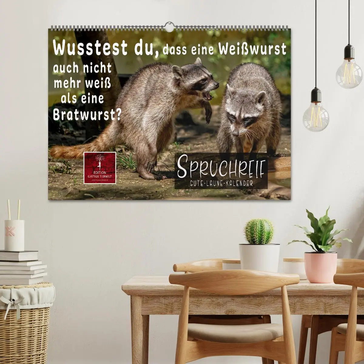 Bild: 9783457649565 | Spruchreif - Gute-Laune-Kalender (Wandkalender 2026 DIN A2 quer),...