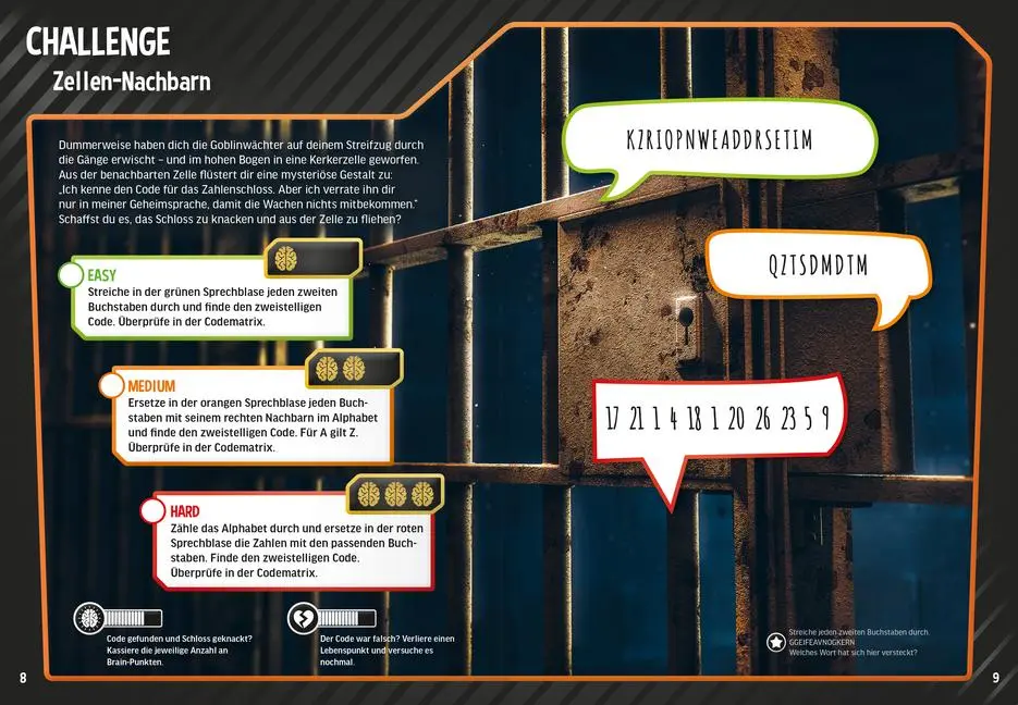 Bild: 9783473489565 | Stay alive! Rätsel-Challenge - Überlebe im Verlies | Rina Gregor