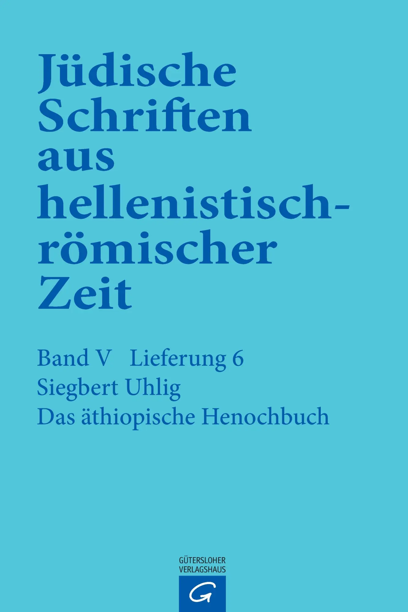 Cover: 9783579039565 | Das äthiopische Henochbuch | Siegbert Uhlig | Buch | 326 S. | Deutsch