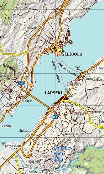 Bild: 9783931099565 | Canakkale - Topographische Reisekarte 1:250.000 Türkei (Blatt 3)