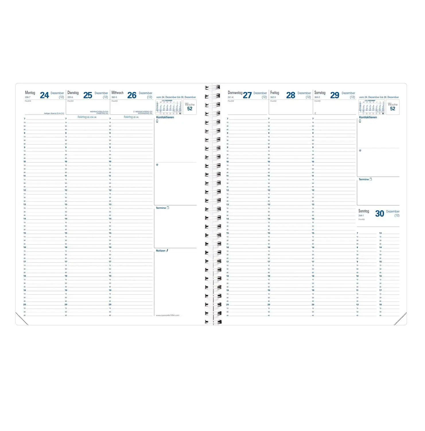 Bild: 3371010479665 | Eurequart Club Navyblau 2026 | Kalender im Schreibtischformat | Vadis