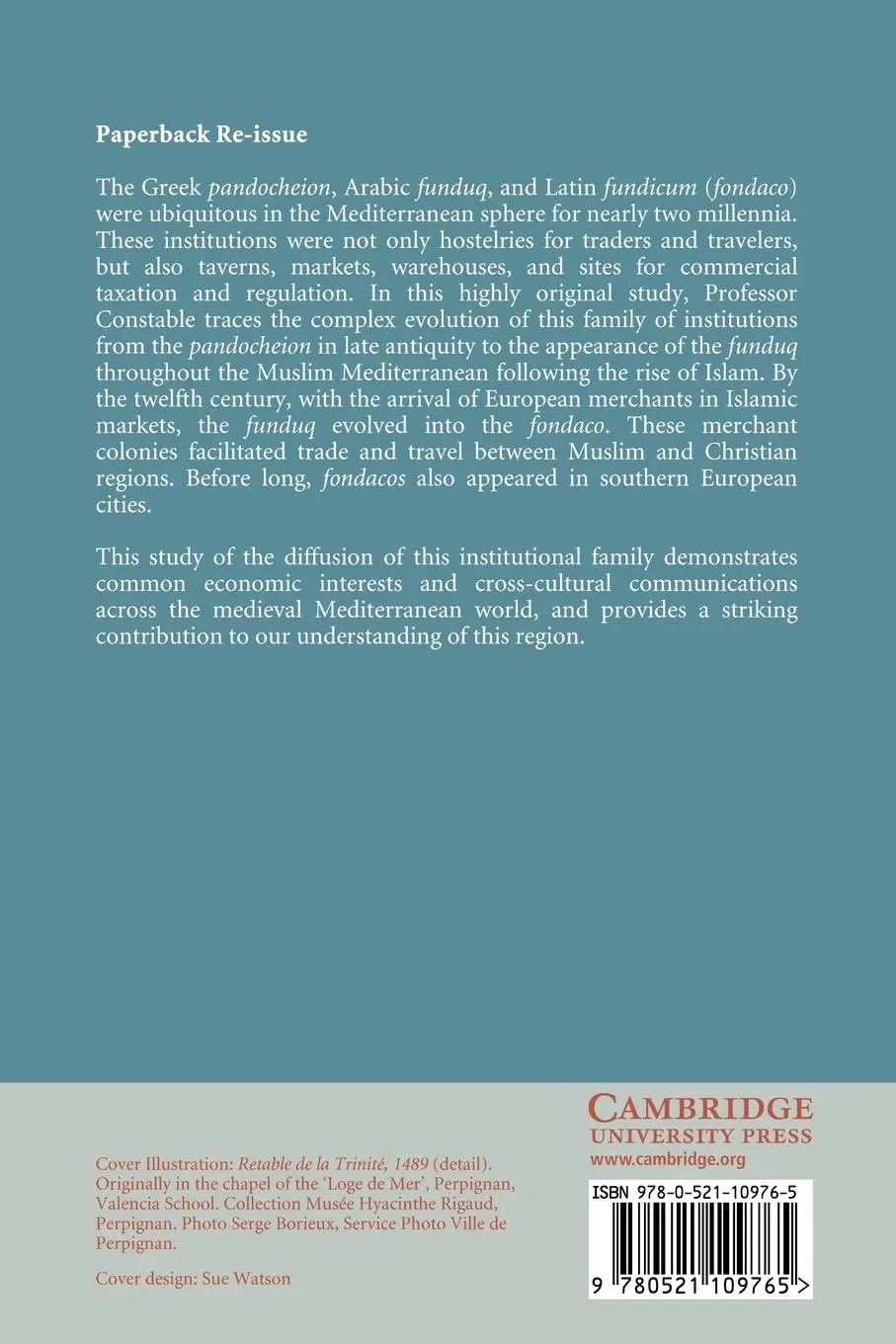 Rückseite: 9780521109765 | Housing the Stranger in the Mediterranean World | Constable | Buch
