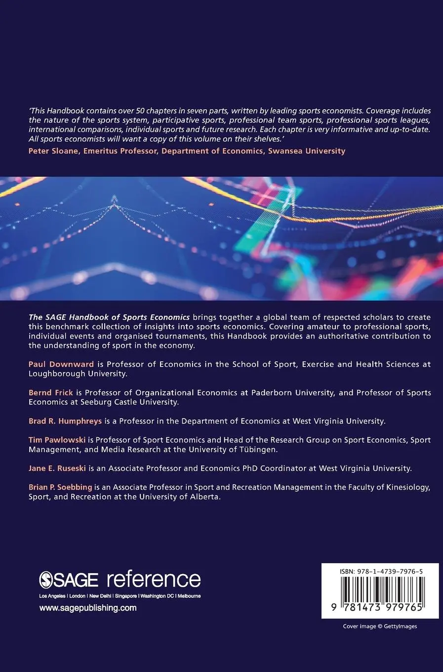Rückseite: 9781473979765 | The SAGE Handbook of Sports Economics | Paul Downward (u. a.) | Buch