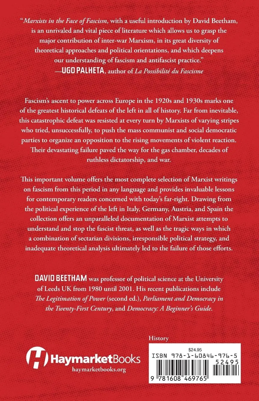 Rückseite: 9781608469765 | Marxists in the Face of Fascism | David Beetham | Taschenbuch | 2019