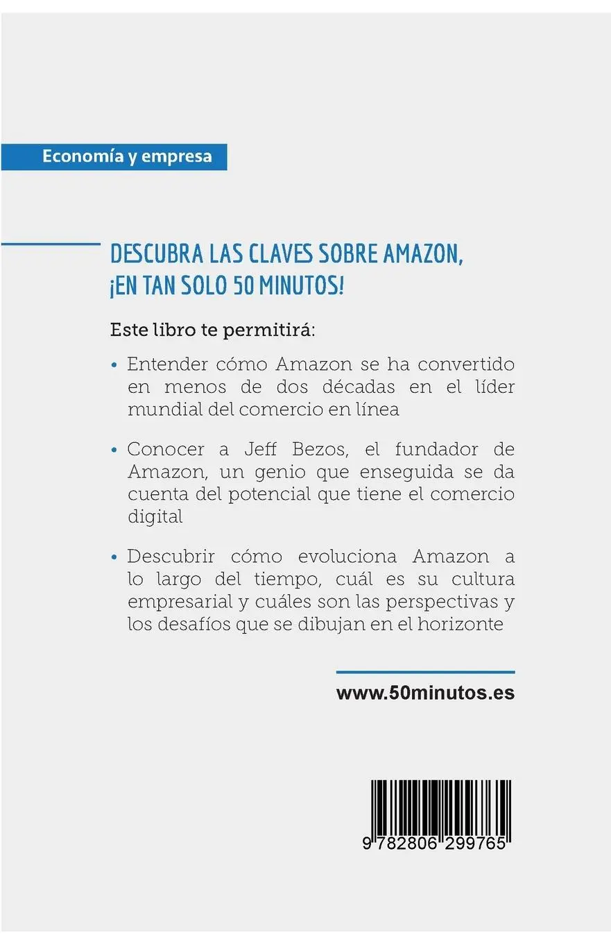 Rückseite: 9782806299765 | Amazon | El gigante del comercio electrónico | 50minutos | Taschenbuch