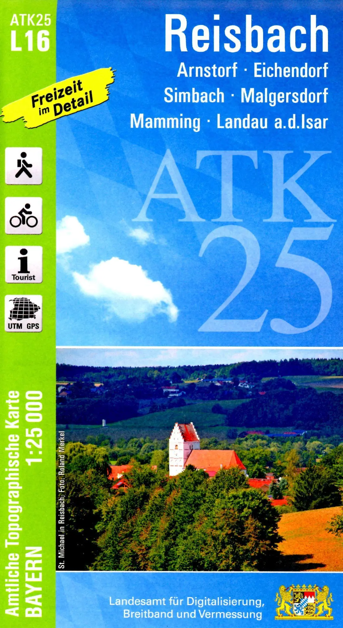 Cover: 9783899339765 | ATK25-L16 Reisbach (Amtliche Topographische Karte 1:25000) | Deutsch
