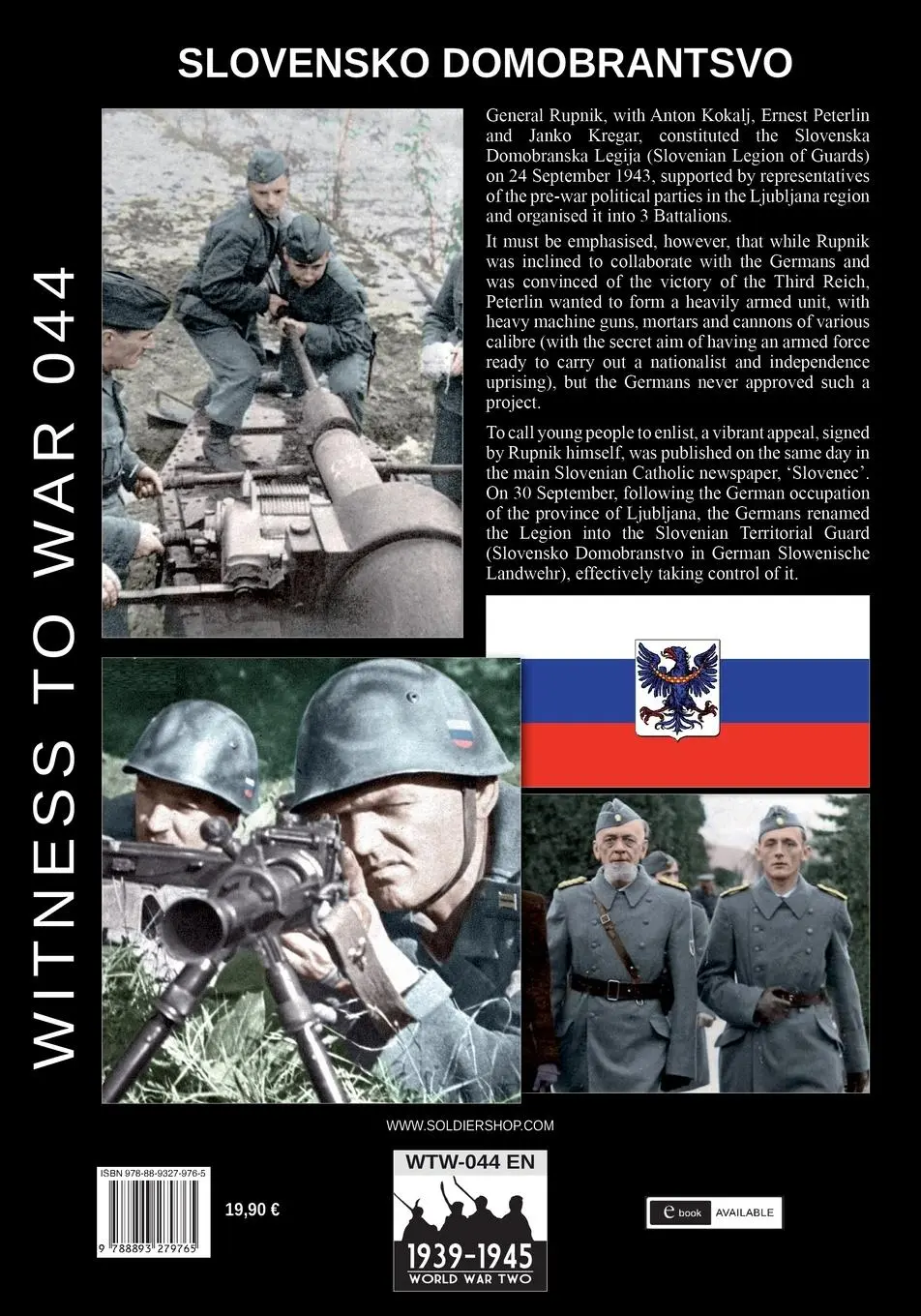 Rückseite: 9788893279765 | Slovensko Domobrantsvo (Slovenian home Guard 1943-1945) | Malavoglia